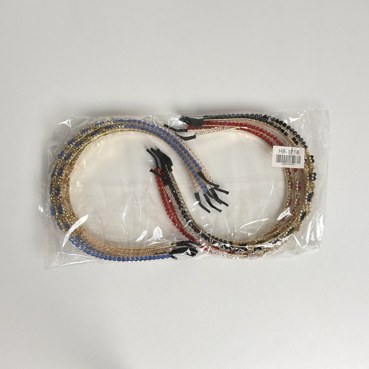 HB-1718 (12 pcs) Crystal Rhinestone Headband