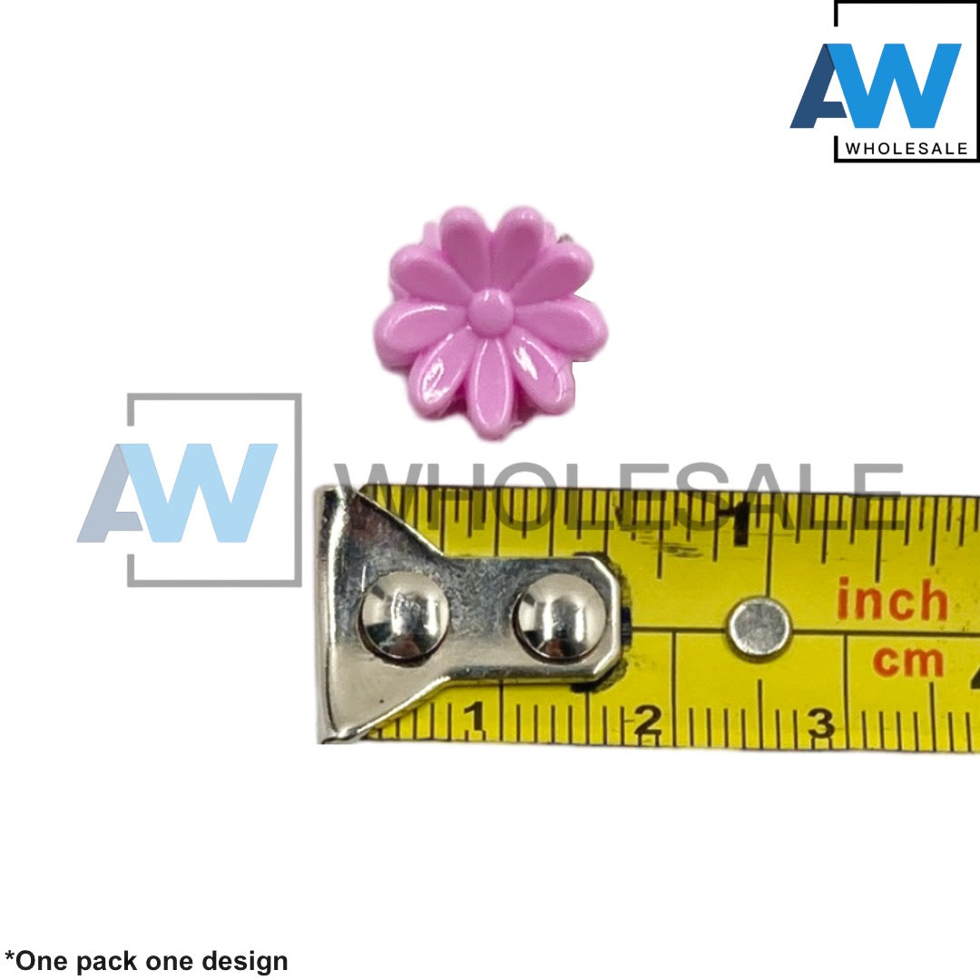 HC-06 (12 cards) 1 cm Hair Clips Set