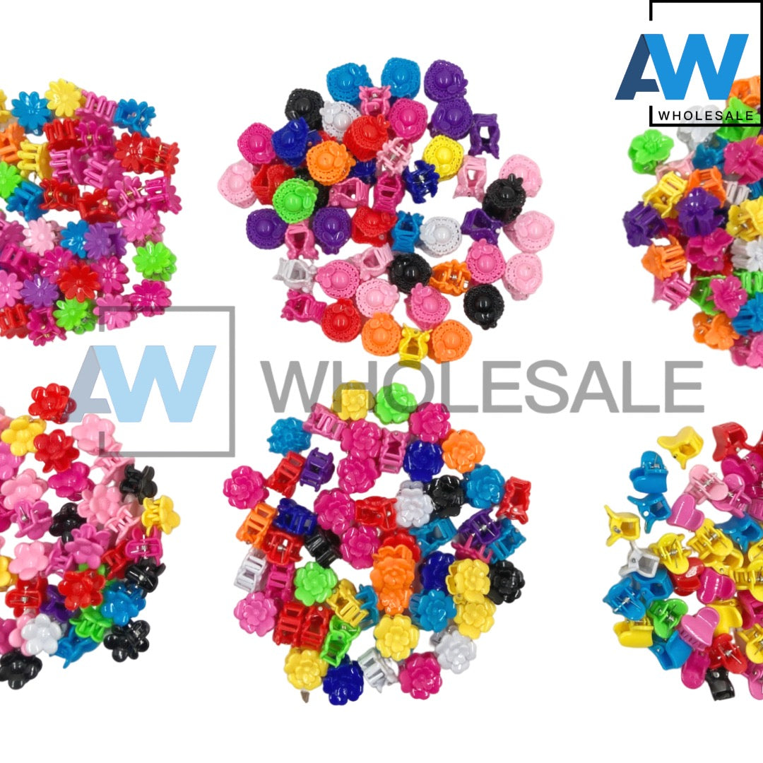 HC-15 (50 pcs) 2 cm PVC Hair Clips