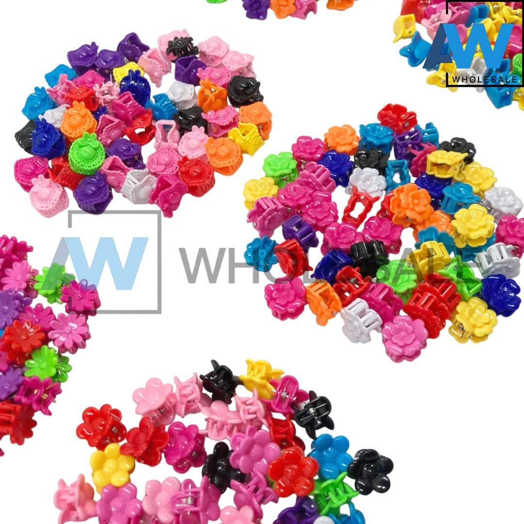 HC-15 (50 pcs) 2 cm PVC Hair Clips