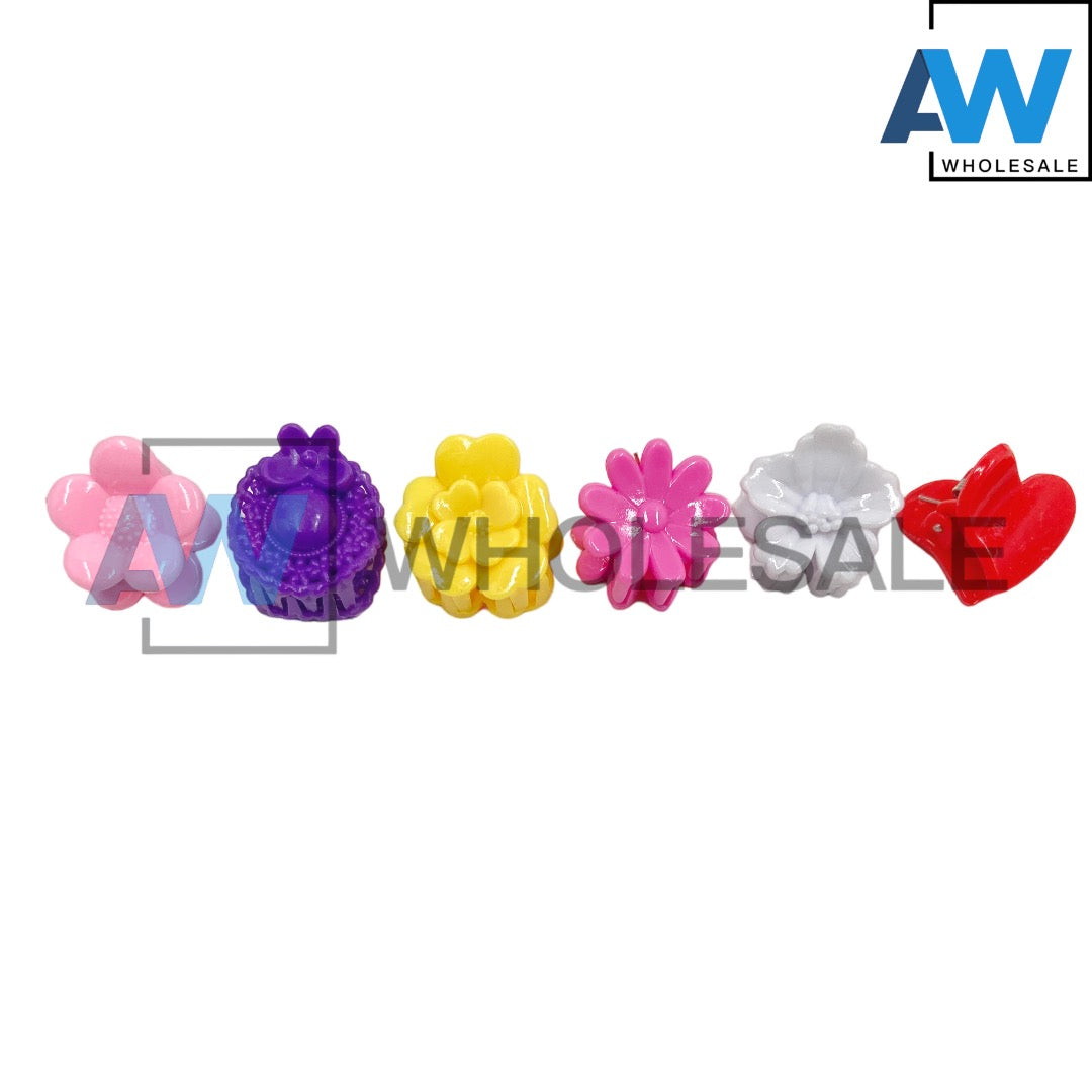 HC-15 (50 pcs) 2 cm PVC Hair Clips