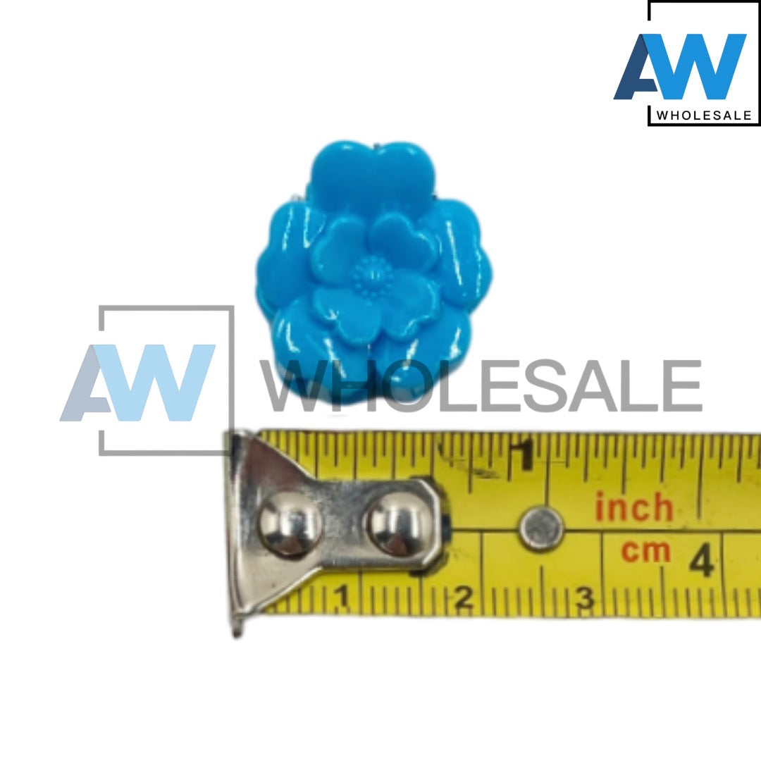 HC-15 (50 pcs) 2 cm PVC Hair Clips
