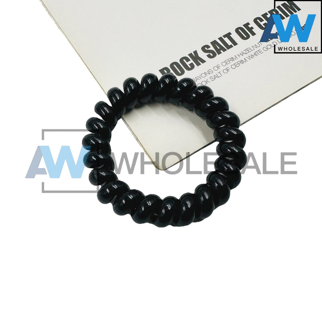 HP-206/HP-206B (20 pcs) Plain Telephone Wire Hair Ties