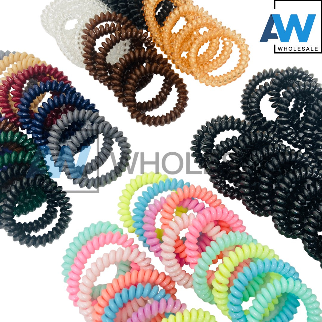 HP-79C (20 pcs) Plain Telephone Wire Hair Ties