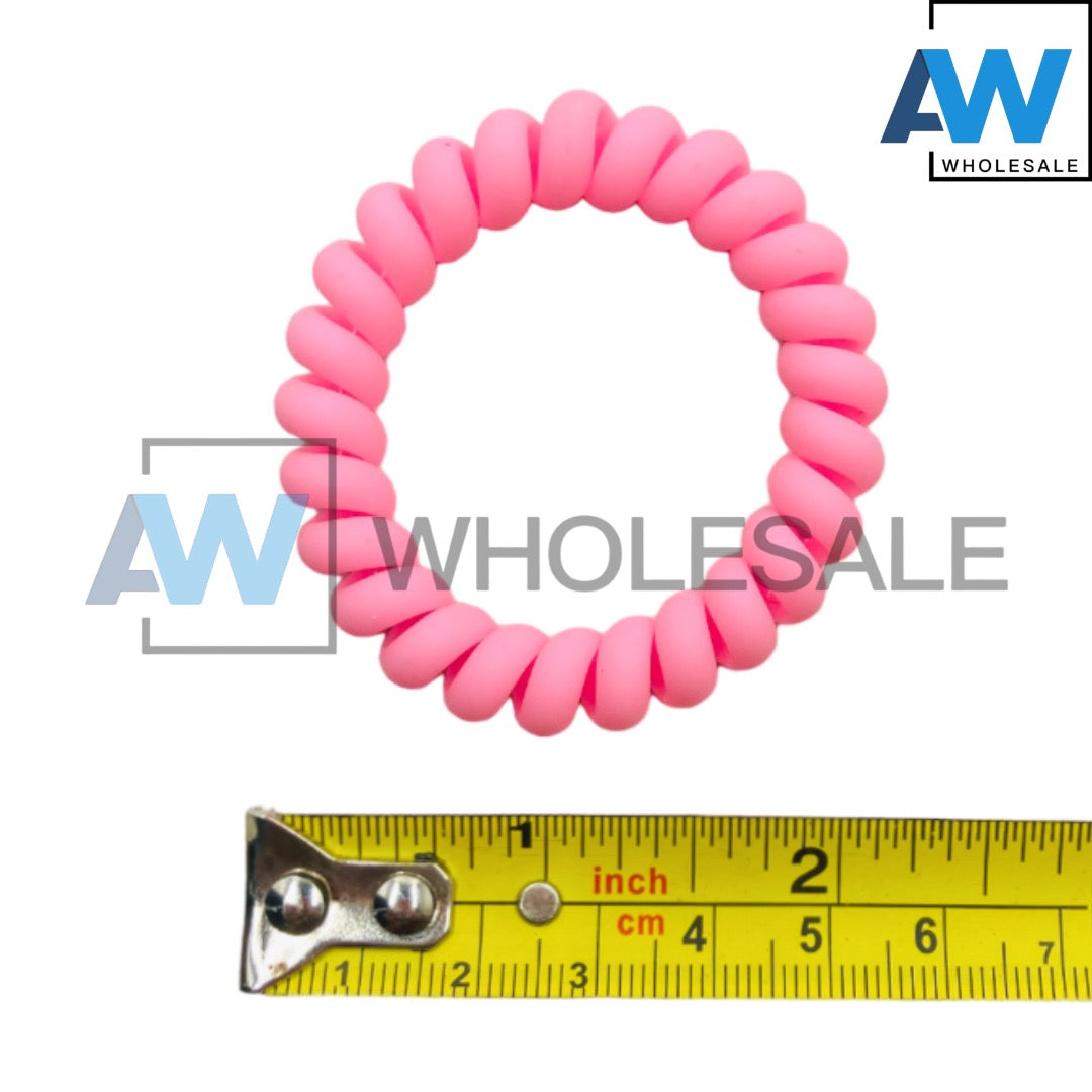 HPN-1116 (36 pcs) Matte Telephone Wire Hair Ties