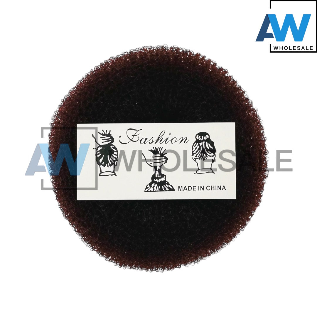 HPN-1121 (12 pcs) Hair Bun Scrunchies Hair Ties