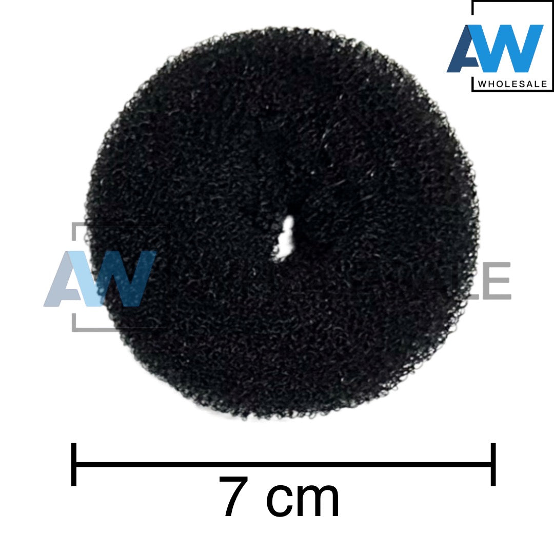 HPN-1121 (12 pcs) Hair Bun Scrunchies Hair Ties