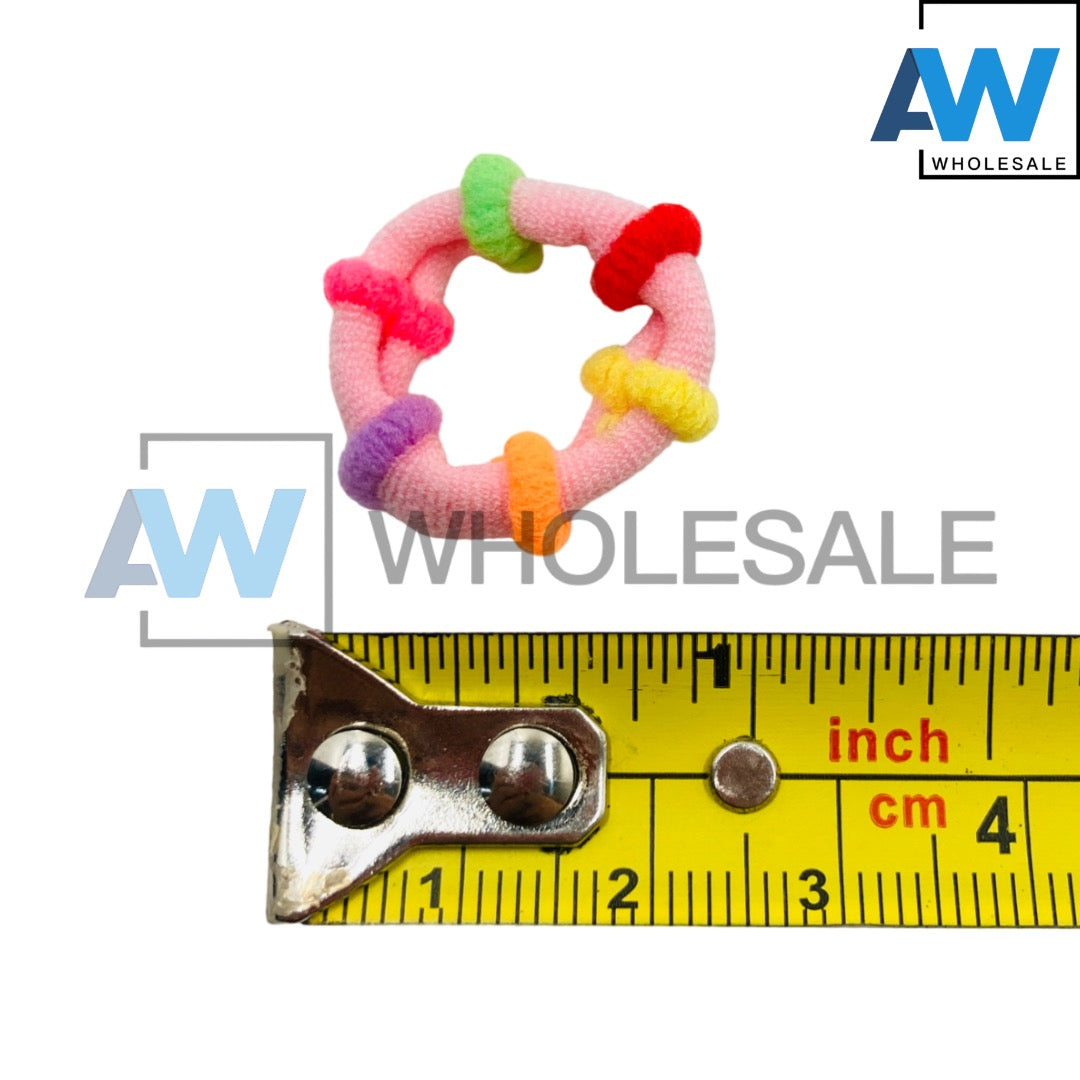 HPN-1539 (12 pouches) Fabric Mini Elastic Ties