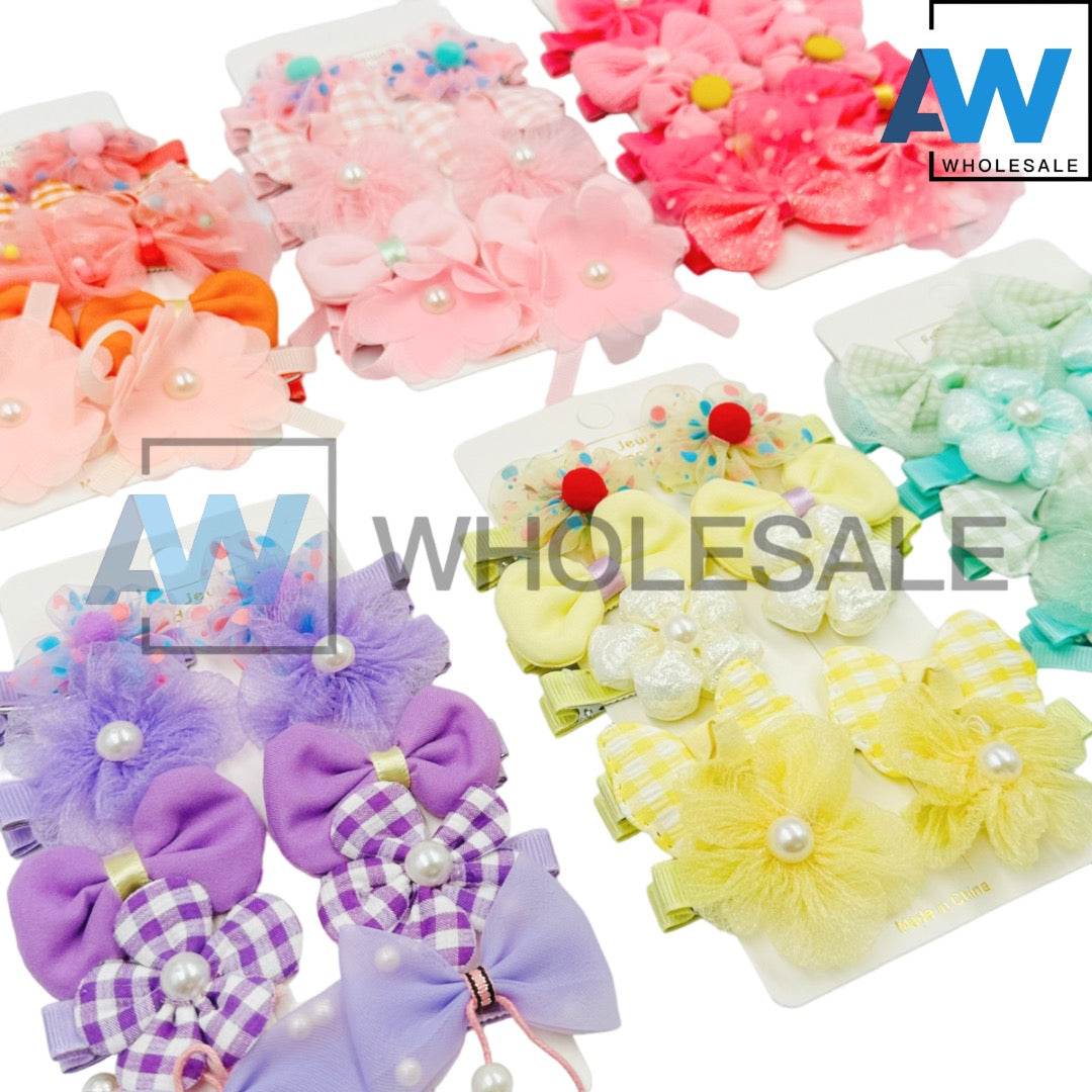 HPN-1953 (1 card) 10 in 1 Hair Clip Set