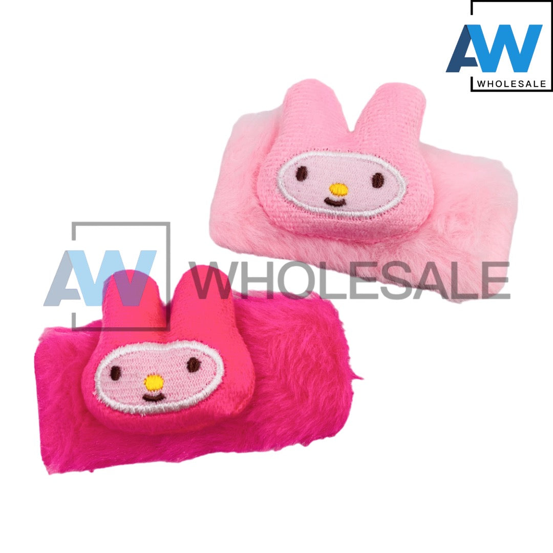 HPN-1992 (10 pcs) Character Faux Fur Hair Clips