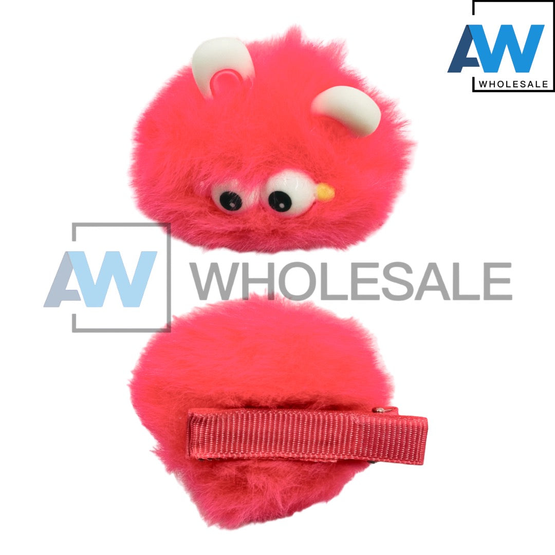 HPN-2057 (12 pcs) Mini Monster Hair Clips