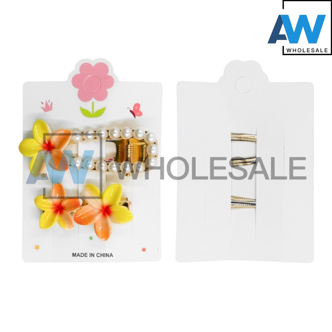 HPN-2201 (12 cards) 2 in 1 Hair Clip Set