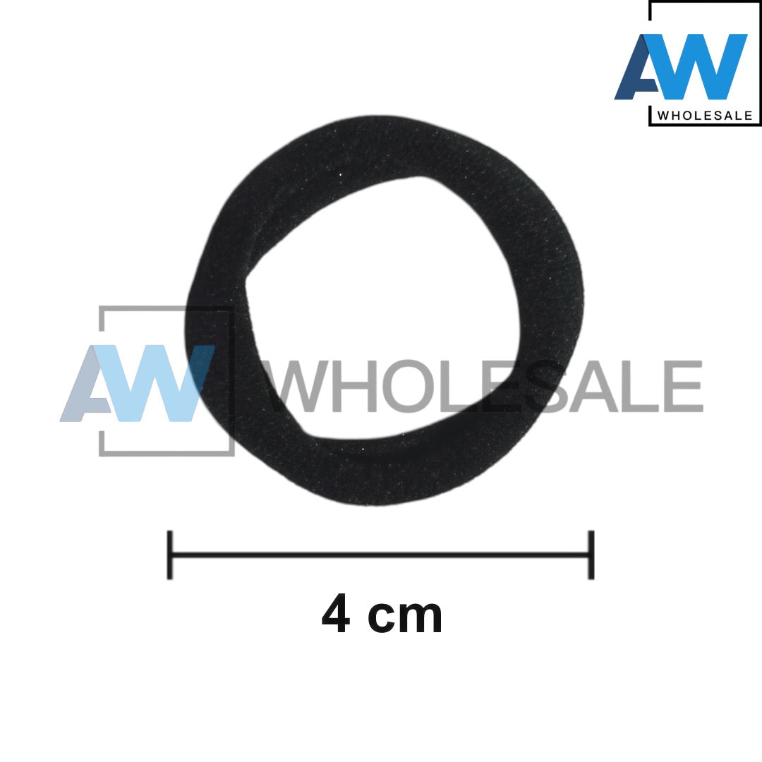 HPN-2203 (12 pouches) 4 cm Fabric Hair Ties Pouch Set