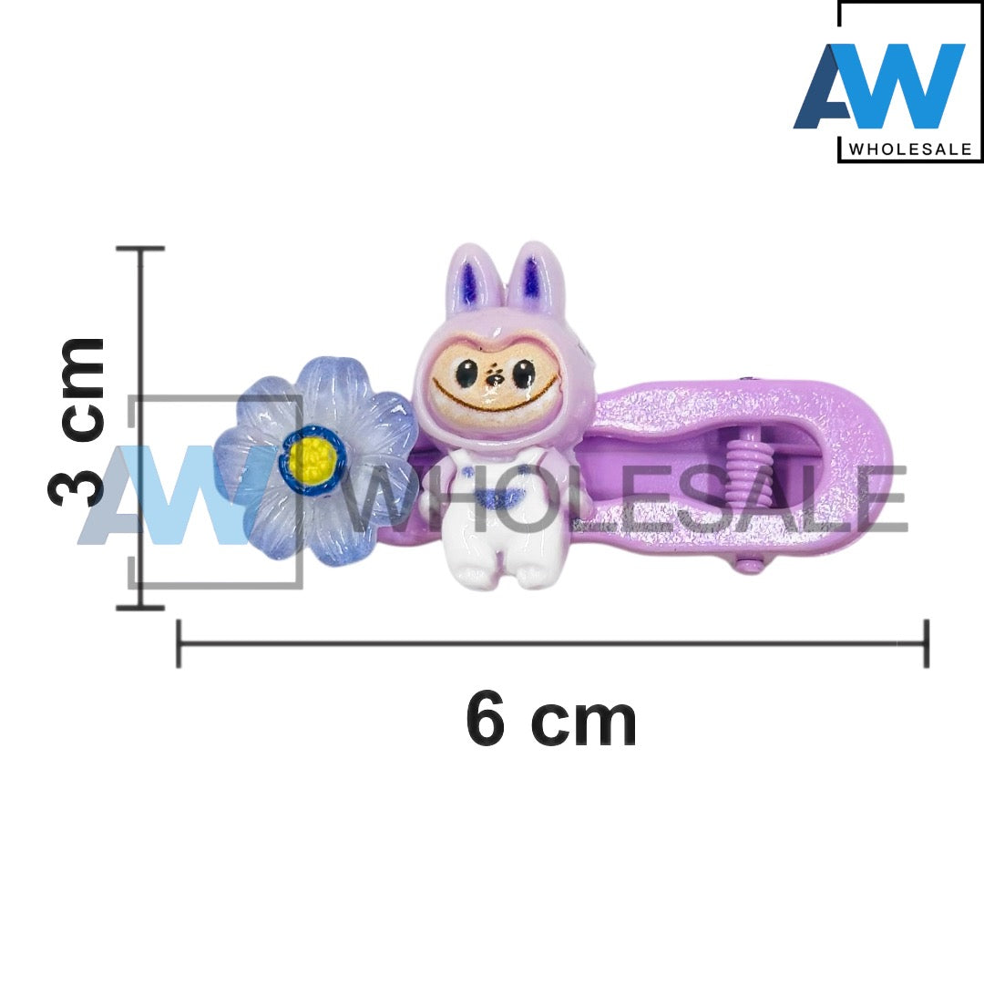 HPN-2220 (1 card) Labubu Hair Clip Sets