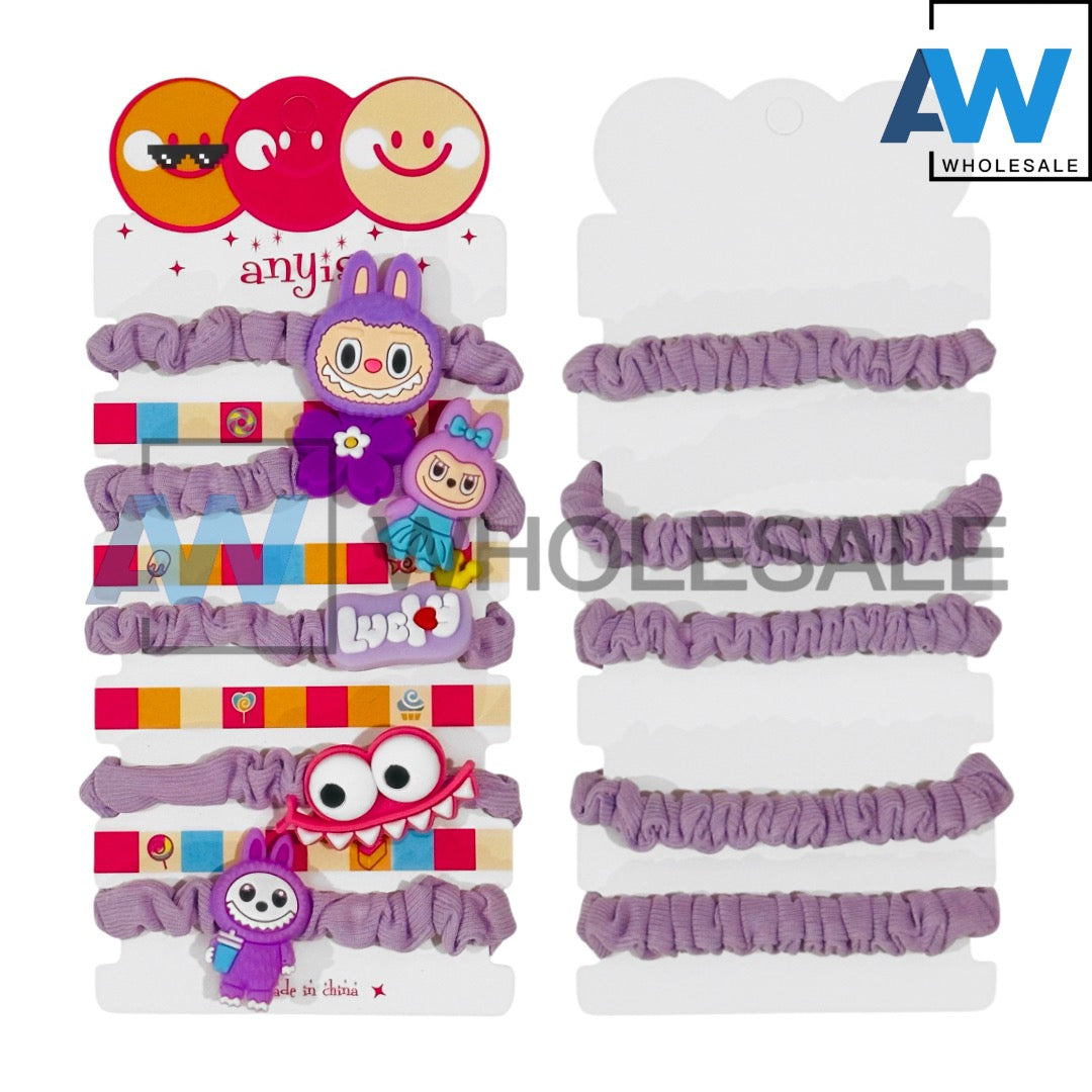 HPN-2224 (1 card) Labubu Hair Clip Sets