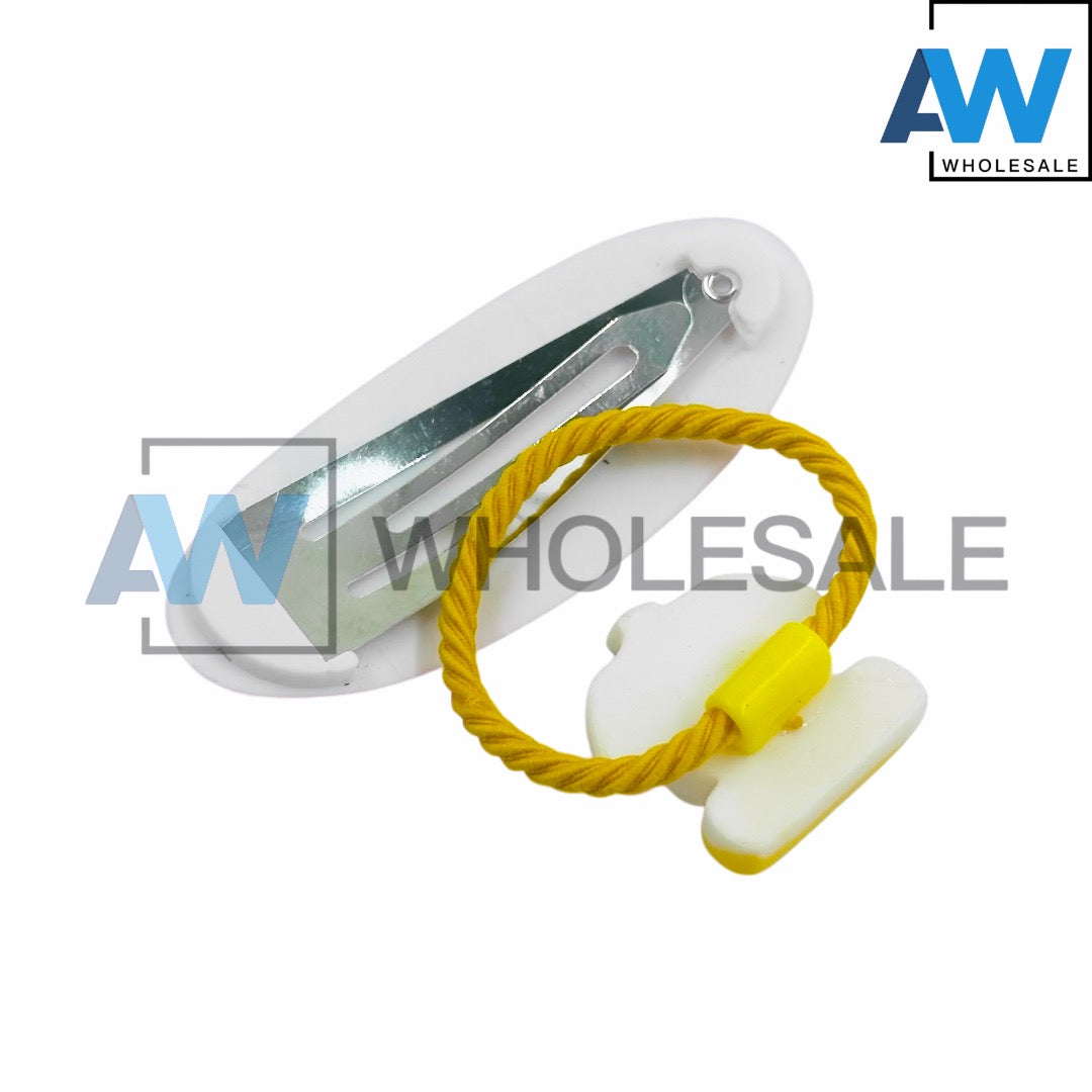 HPN-2229 (1 card) Labubu Hair Clip & Hair Tie Set