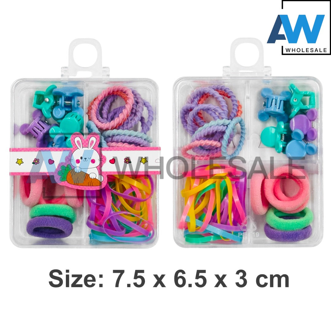 HPN-2280 (12 cases) Hair Tie & Hair Clip Set