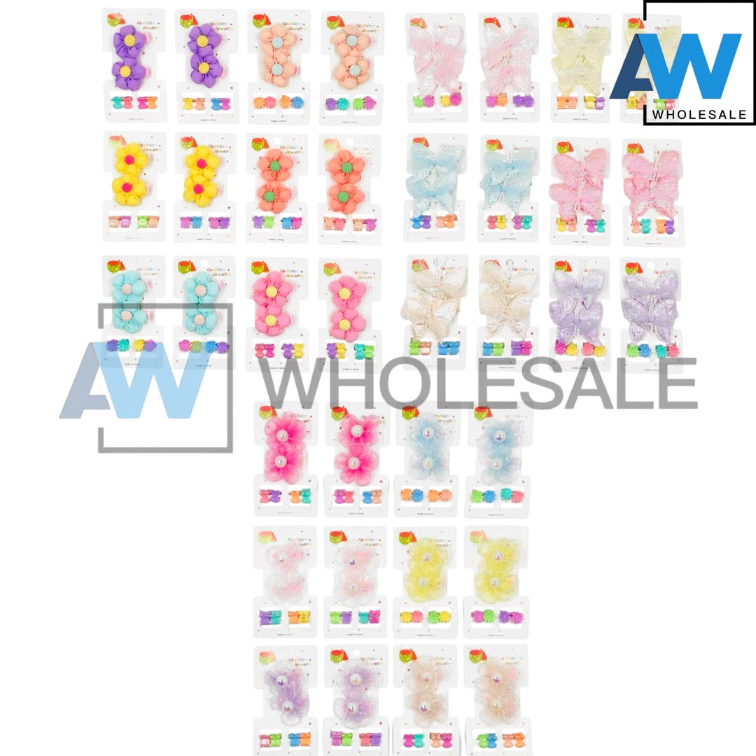 HPN-2288 (12 cards) 6 in 1 Hair Clip Set