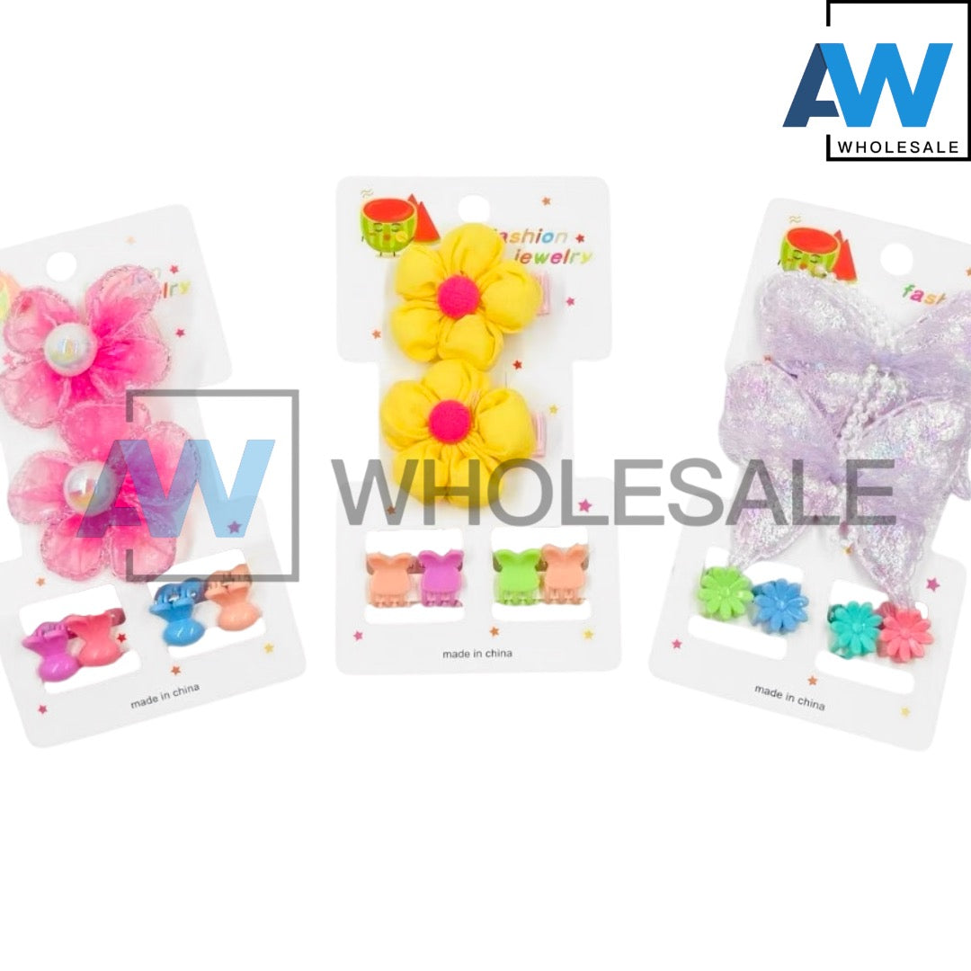 HPN-2288 (12 cards) 6 in 1 Hair Clip Set