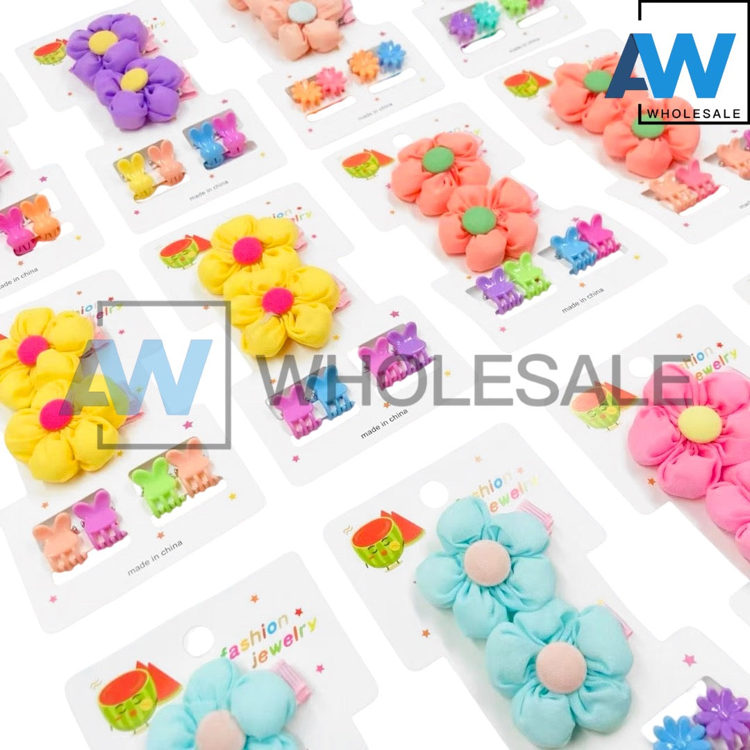 HPN-2288 (12 cards) 6 in 1 Hair Clip Set