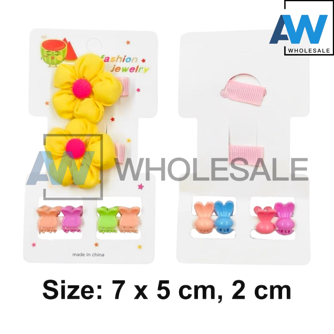 HPN-2288 (12 cards) 6 in 1 Hair Clip Set