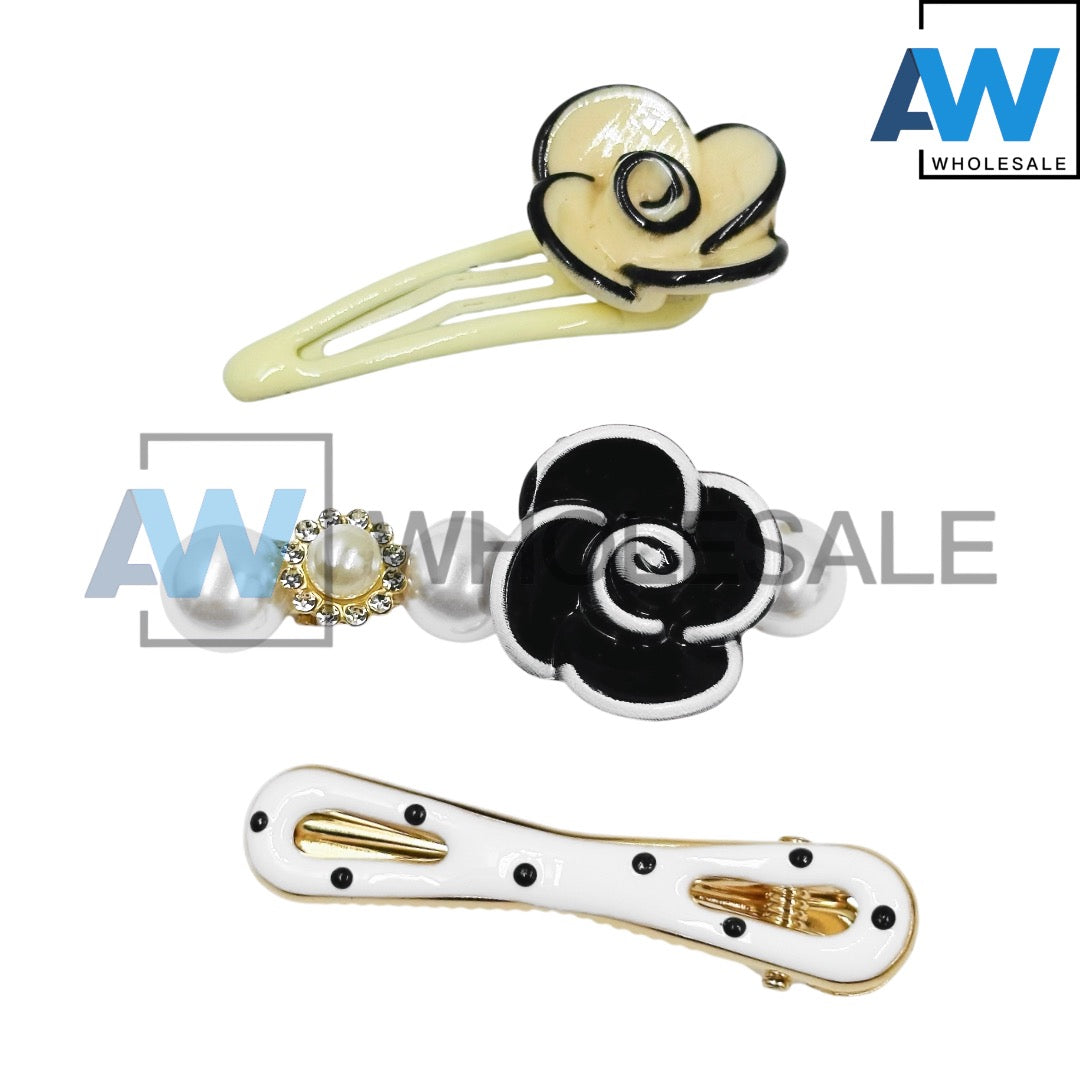 HPN-2301 (12 cards) 3 in 1 Hair Clip Set