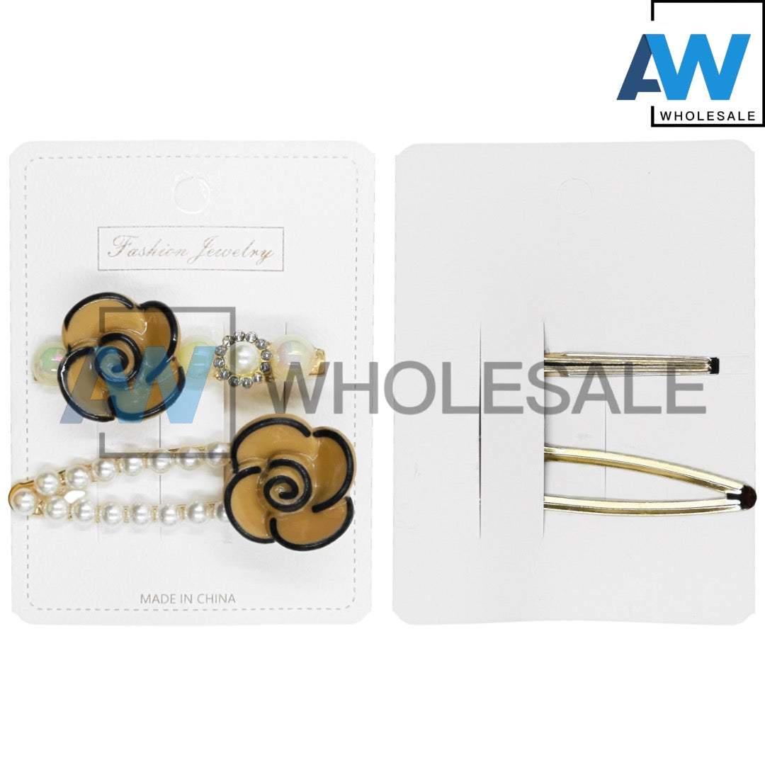 HPN-2302 (12 cards) 3 in 1 Hair Clip Set