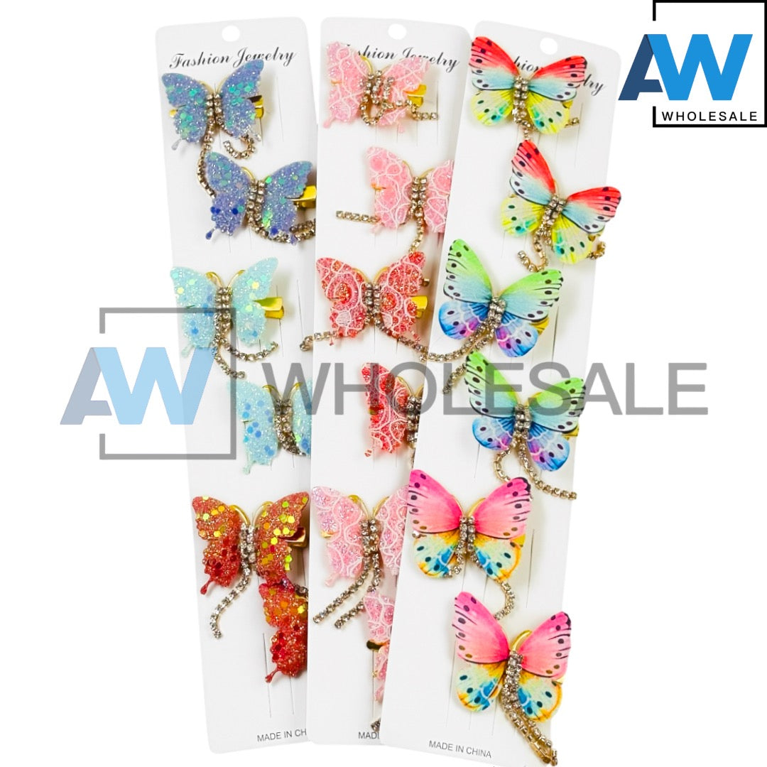 HPN-2310 (12 pcs) Pearl Golden Hair Clip