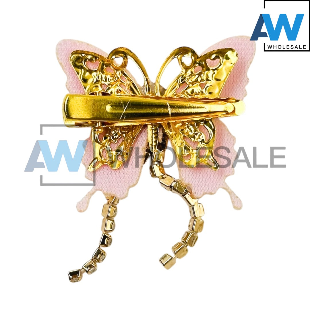 HPN-2310 (12 pcs) Pearl Golden Hair Clip