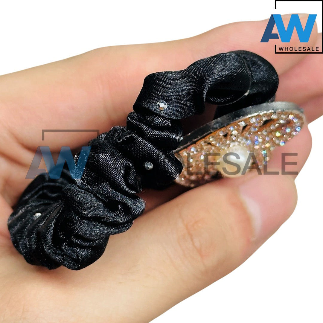 HPN-2588 (12 cards) Hair Tie + Hair Clip Set