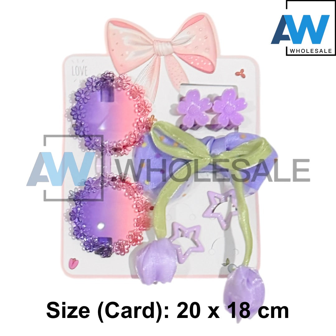 HPN-2635 (12 cards) Tulip Ribbon Sun Glasses Set