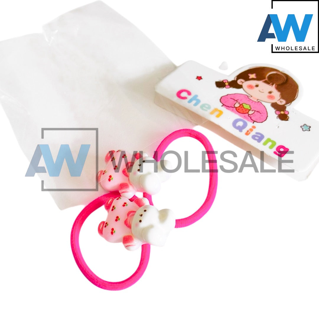 HPN-2637 (20 pcs) Character Fabric Kids Hair Tie Sets