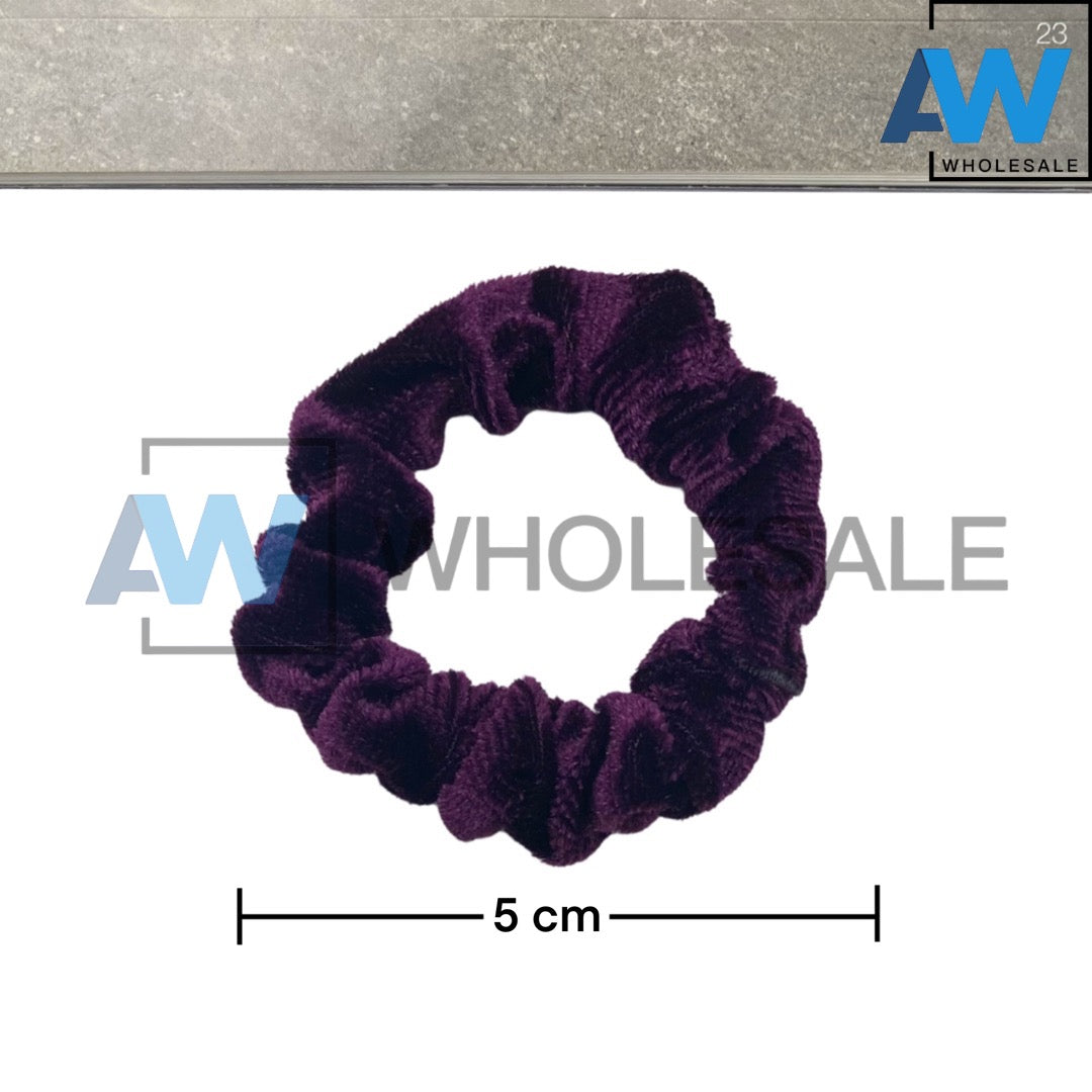 HPN-1588 (10 pcs) Velvet Scrunchies Hair Ties