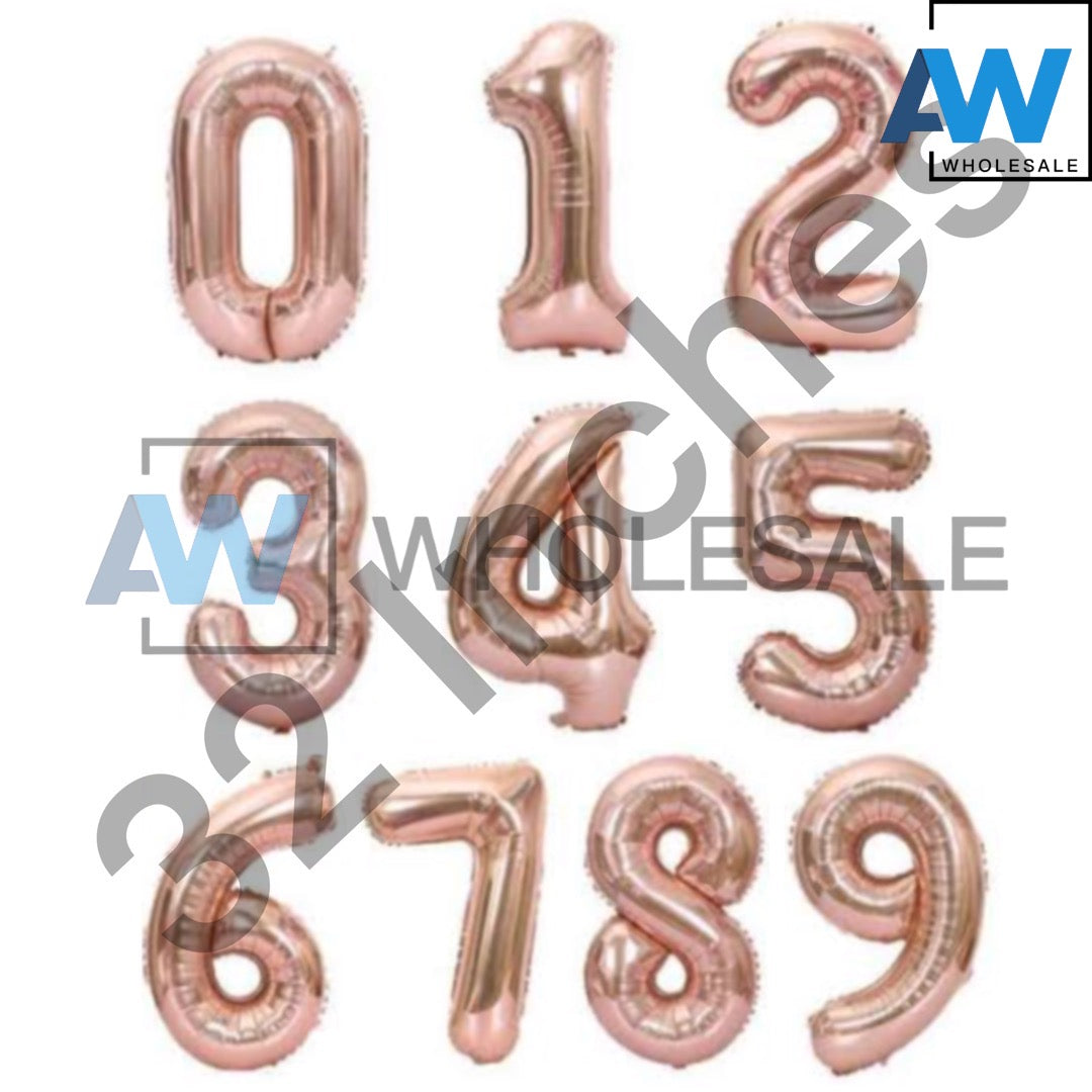 PS-318 (1 pc) 32 Inches Foil Number Balloons