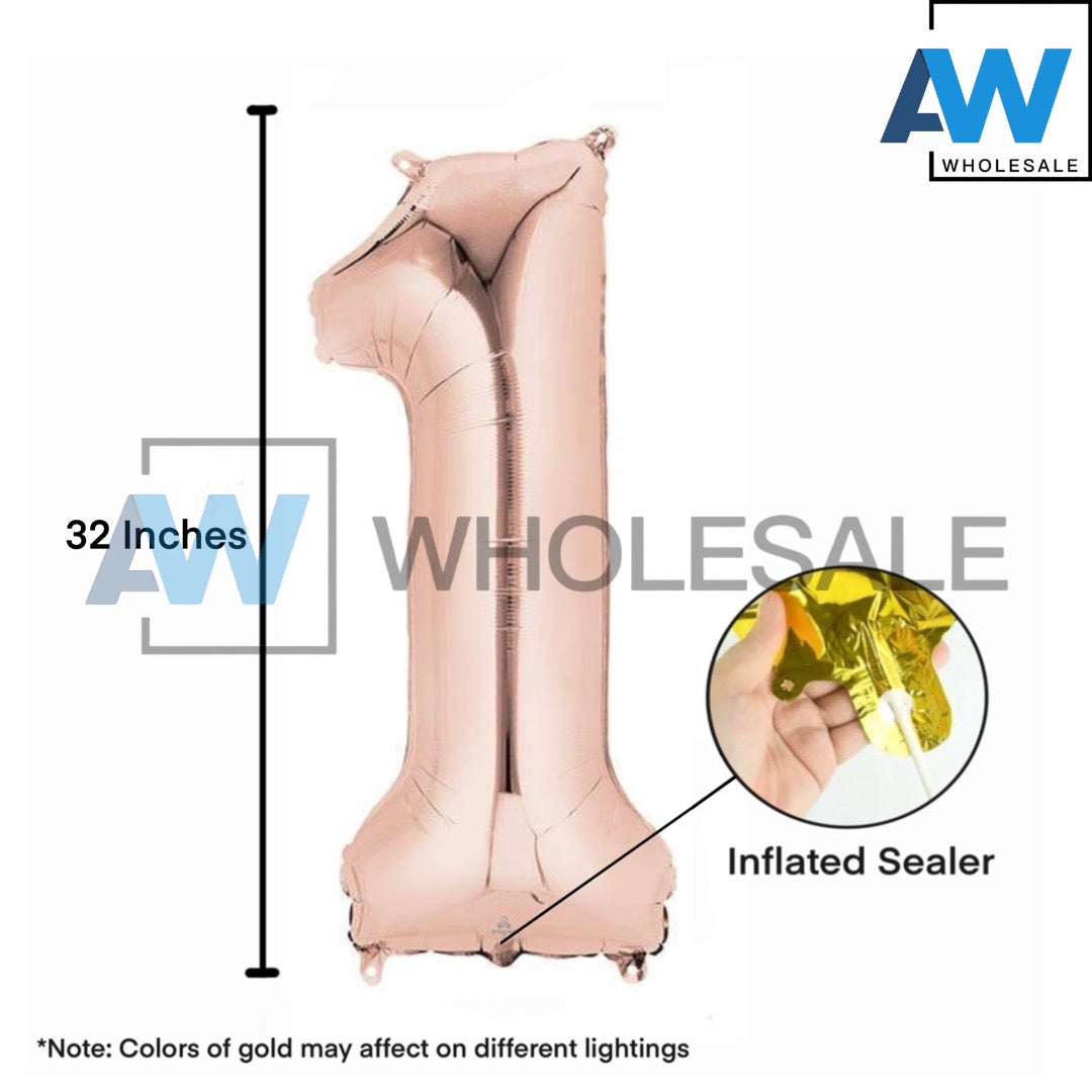 PS-318 (1 pc) 32 Inches Foil Number Balloons