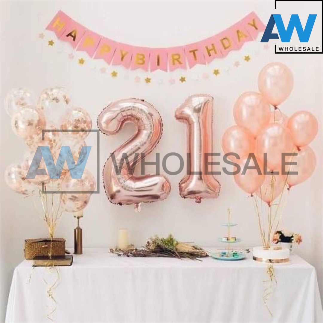 PS-318 (1 pc) 32 Inches Foil Number Balloons
