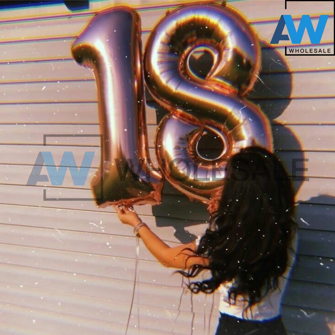 PS-318 (1 pc) 32 Inches Foil Number Balloons