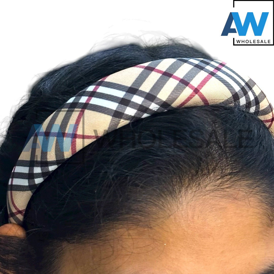 HB-1694 (12 pcs) Classic Padded Headbands