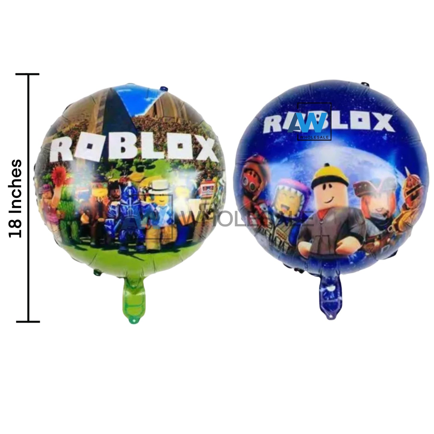 PS-138 (1 set) 5 in 1 Roblox Foil Balloon Set