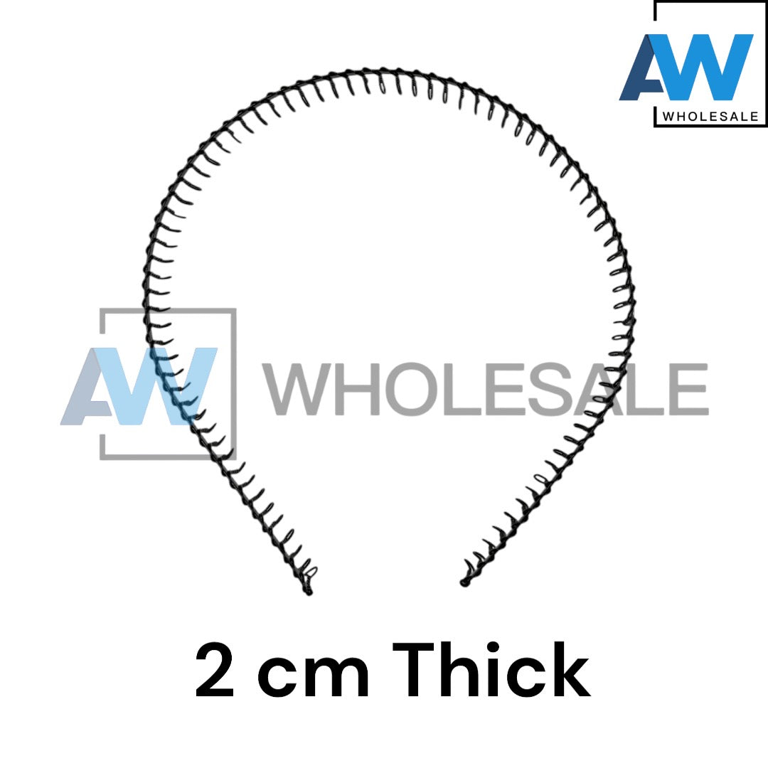 HB-1660 (12 pcs) Braided Metal Headbands