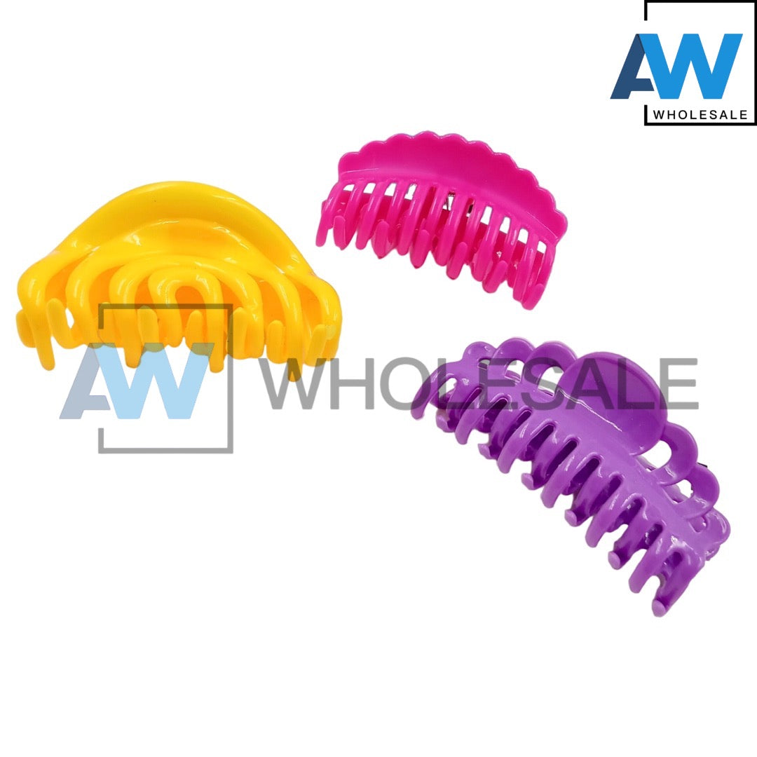 AB-235 (12 pcs) Glossy 9 cm Hair Clamps
