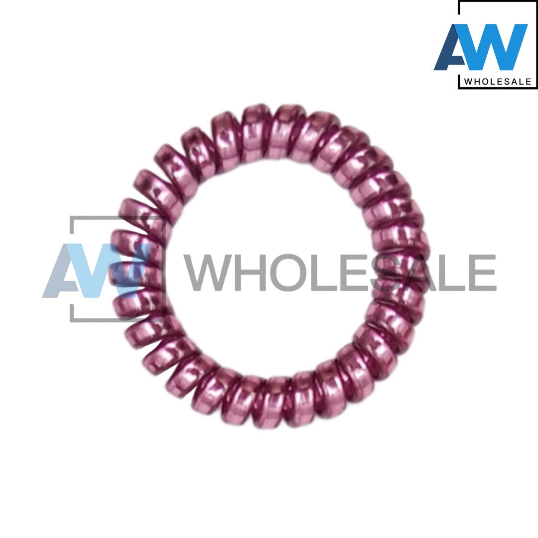 HPN-1115 (45 pcs) Metallic Telephone Wire Hair Ties