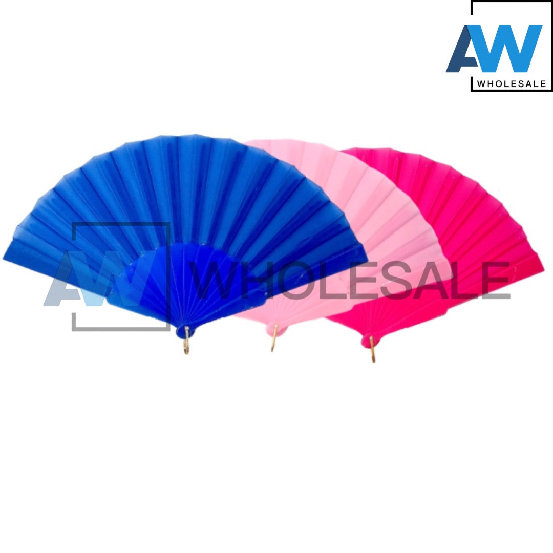 XP-29 (12 pcs) Plain PVC Japanese Fans