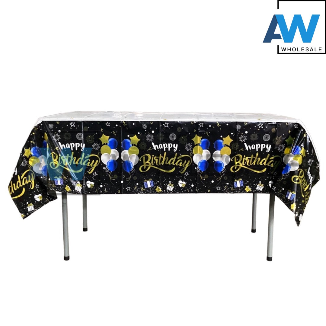PS-333 (1 pc) Happy Birthday Disposable Table Cloth
