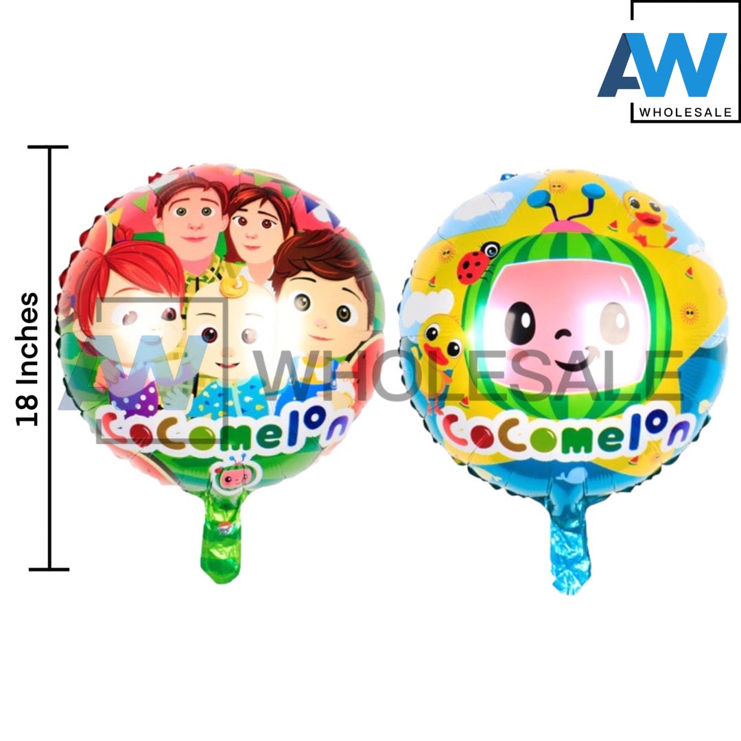 PS-453 (1 set) 5 in 1 Cocomelon Foil Balloon Set