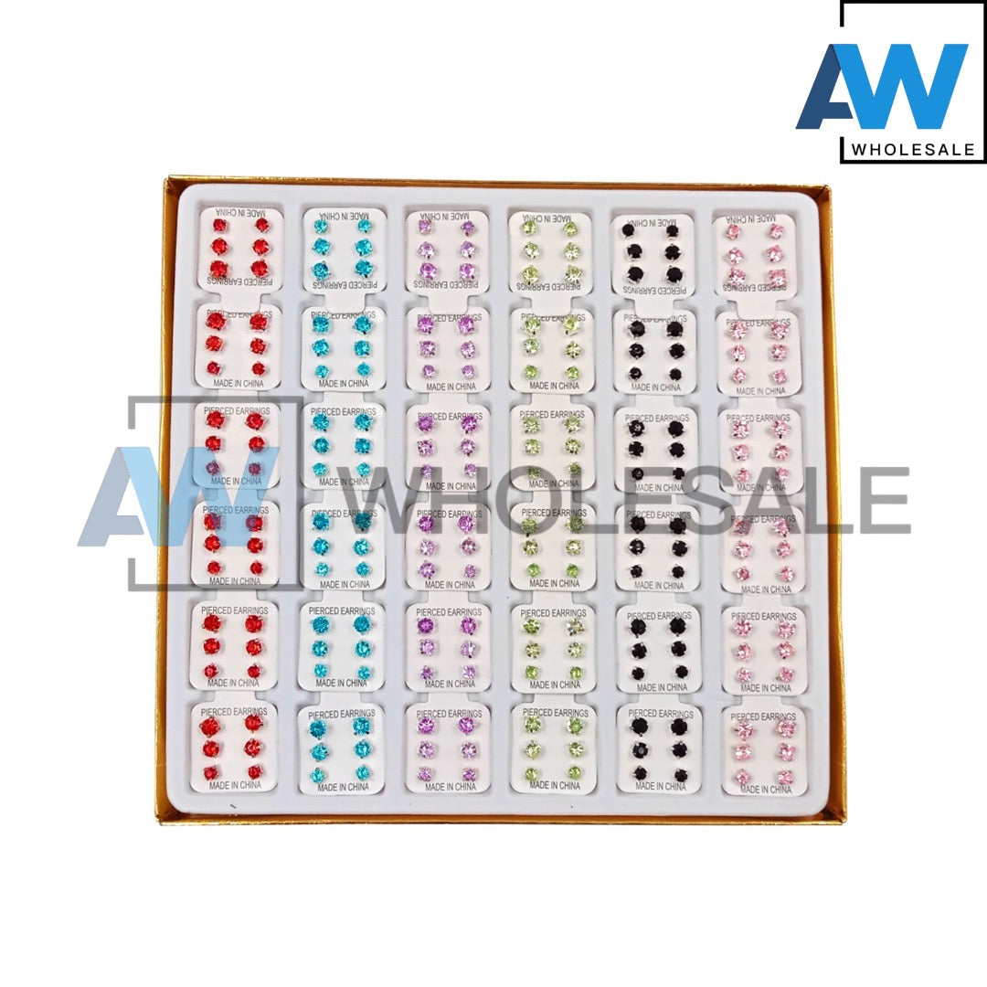 EA-19 (36 cards) Gemstone Earrings Set