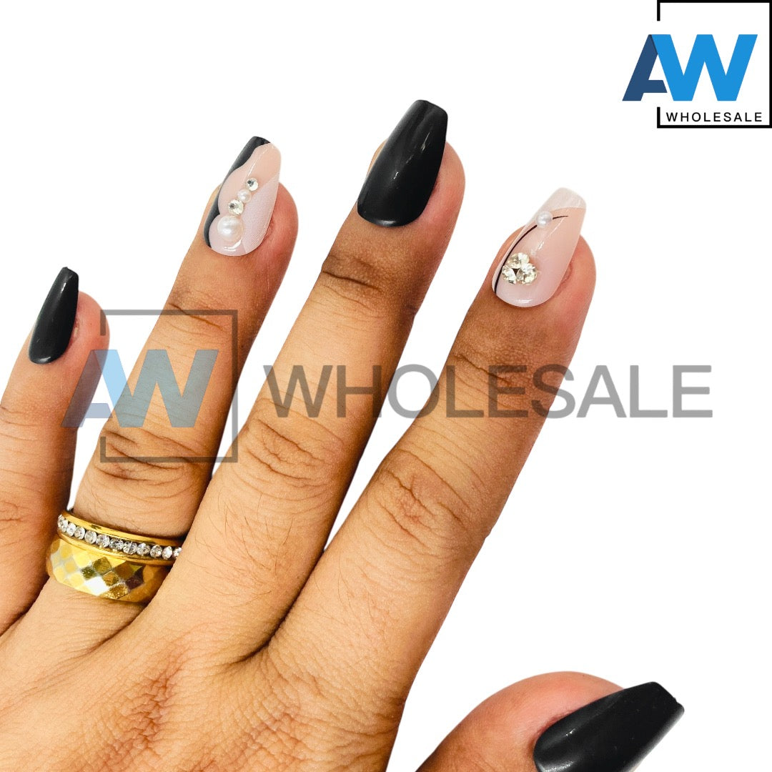 NA-50 (12 sets) 12 in 1 Nail Art Set With Adhesive
