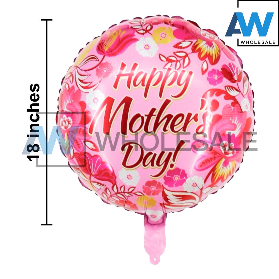 PS-09M (1 pc) 18 Inches Mother's Day Foil Balloons