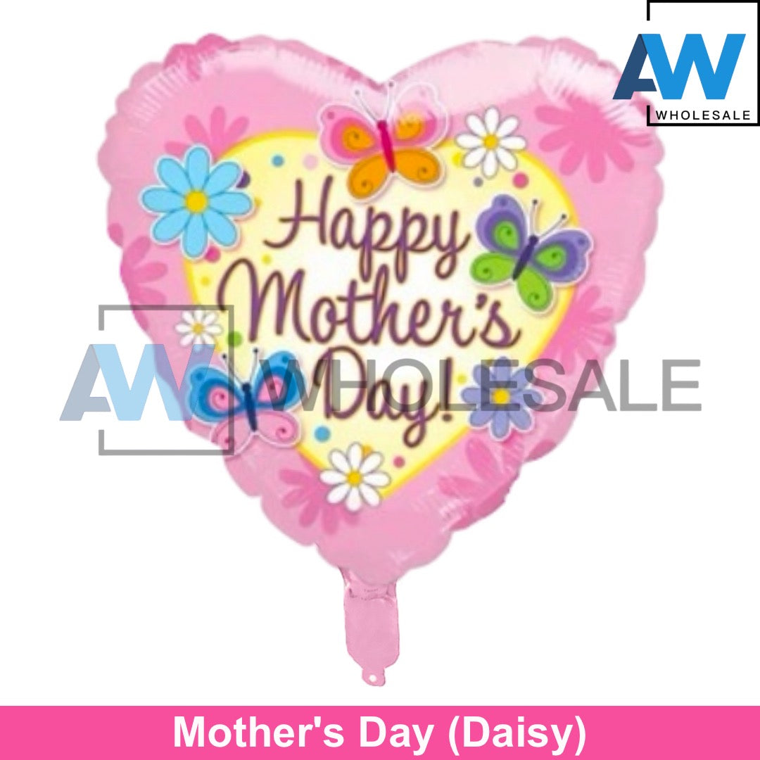 PS-09M (1 pc) 18 Inches Mother's Day Foil Balloons