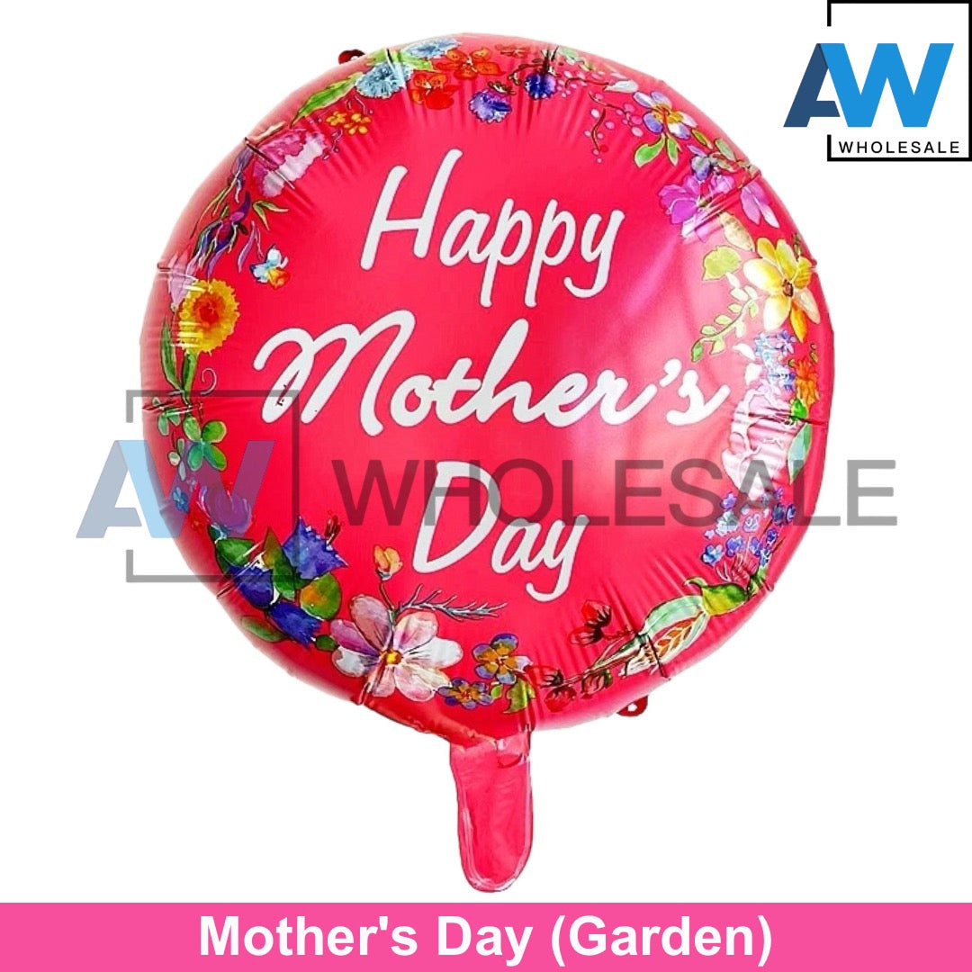 PS-09M (1 pc) 18 Inches Mother's Day Foil Balloons